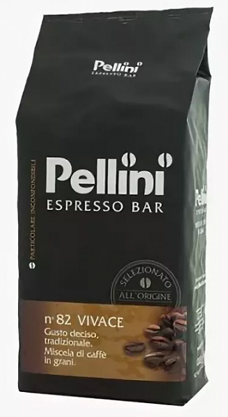 Кофе в зернах Pellini N 82 Vivace Espresso Bar 1 кг фото в онлайн-магазине Kofe-Da.ru