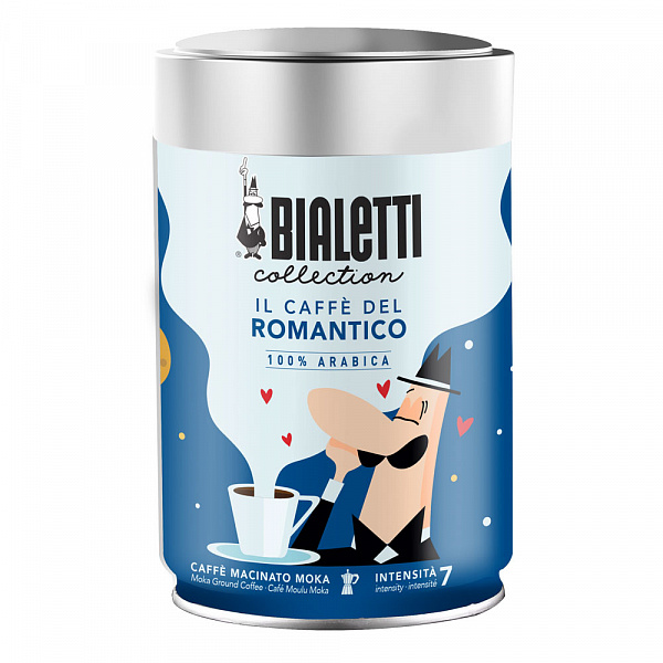 Кофе молотый Bialetti MOKA Romantico 250г ж/б фото в онлайн-магазине Kofe-Da.ru