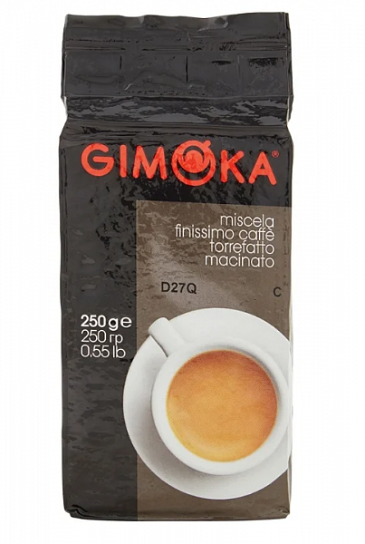 Кофе молотый GIMOKA Nero 250 г фото в онлайн-магазине Kofe-Da.ru