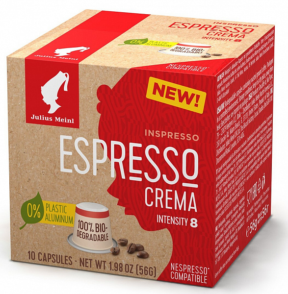 Кофе в капсулах Julius Meinl Espresso Crema (система Nespresso), 10 шт фото в онлайн-магазине Kofe-Da.ru