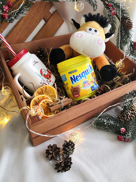 Подарочный набор Детский - Игрушка с конфетами Кружка Какао от kofe-da.ru 