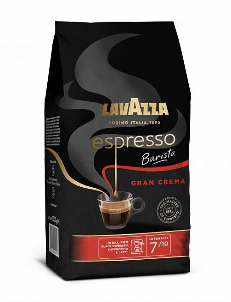 Кофе в зернах Lavazza Gran Crema Espresso 1кг, Лавацца фото в онлайн-магазине Kofe-Da.ru
