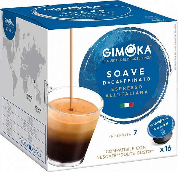 Кофе в капсулах GIMOKA Soave формата Nespresso 16 капсул фото в онлайн-магазине Kofe-Da.ru