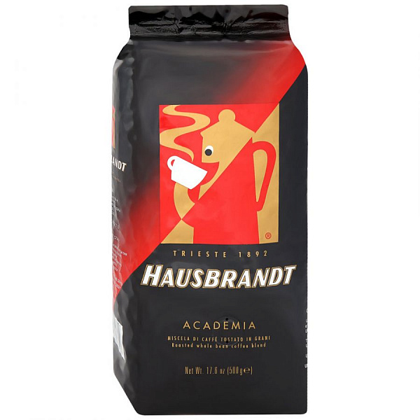 Hausbrandt Academia (Хаусбрандт Супербар), кофе в зернах 0.5кг фото в онлайн-магазине Kofe-Da.ru