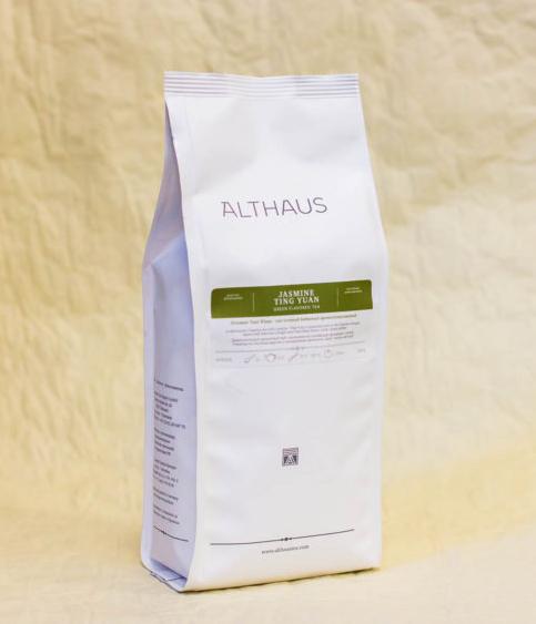 Чай зеленый листовой ароматизированный Althaus Jasmine Ting Yuan 250 гр фото в онлайн-магазине Kofe-Da.ru