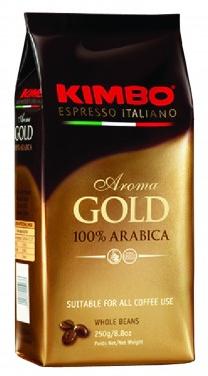 Кофе в зернах Kimbo Aroma Gold Arabica 250 г фото в онлайн-магазине Kofe-Da.ru