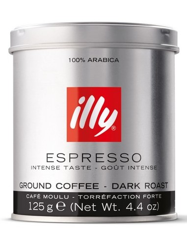 Кофе молотый Illy Espresso темная обжарка 125г фото в онлайн-магазине Kofe-Da.ru