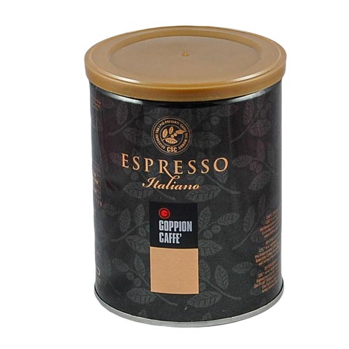 Кофе молотый Goppion Espresso italiano CSC, 250г фото в онлайн-магазине Kofe-Da.ru