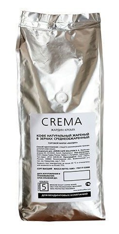 Кофе в зернах Jardin Сrema (Жардин Крема), 1 кг. фото в онлайн-магазине Kofe-Da.ru