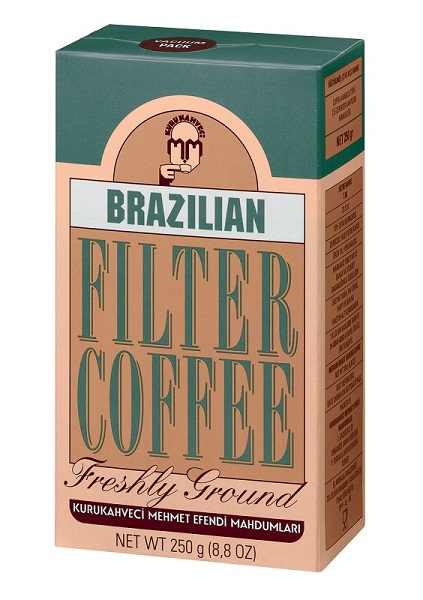 Кофе молотый Kurukahveci Mehmet Efendi Brazilian Filter 250 г фото в онлайн-магазине Kofe-Da.ru