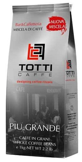 Кофе в зернах Totti Piu Grande 1кг фото в онлайн-магазине Kofe-Da.ru