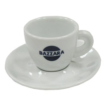Кофейная пара Bazzara, чашка (150мл) + блюдце. Итальянский фарфор фото в интернет-магазине Kofe-Da.ru