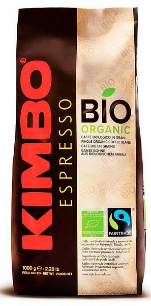 Кофе в зернах Kimbo INTEGRITY BIO, 1 кг фото в онлайн-магазине Kofe-Da.ru