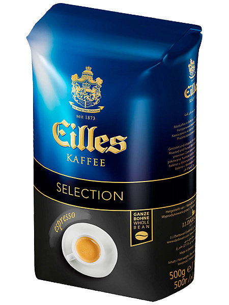 Кофе в зёрнах Eilles Selection Espresso 500 г фото в онлайн-магазине Kofe-Da.ru