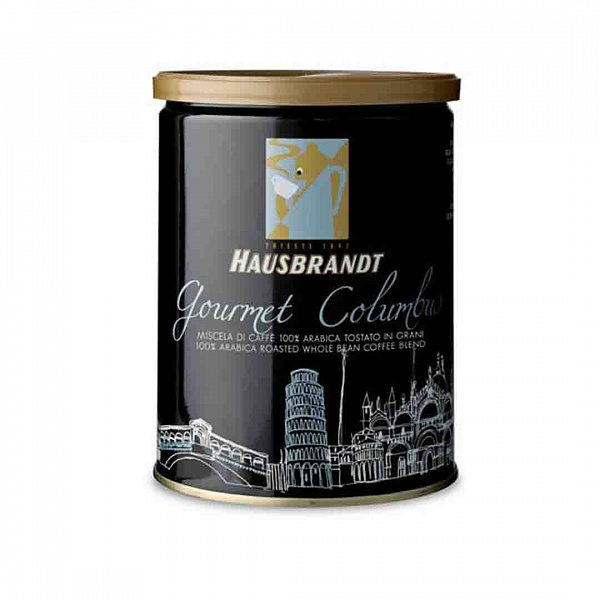 Кофе молотый Hausbrandt Gourmet Columbus (Хаусбрандт Гурме Колумбус) 250 г (ж.б.) фото в онлайн-магазине Kofe-Da.ru