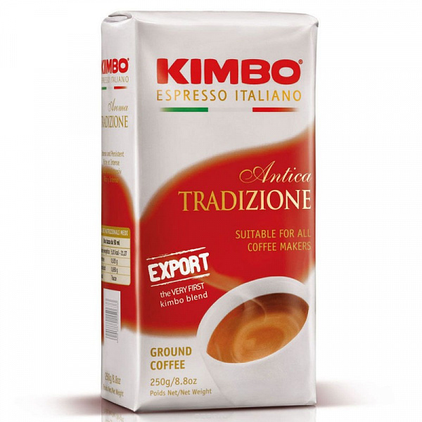 Кофе молотый Kimbo Antica Tradizione 250 гр фото в онлайн-магазине Kofe-Da.ru