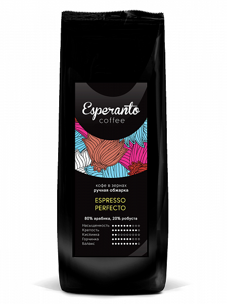 Кофе в зернах Esperanto Espresso Perfecto, 1кг фото в онлайн-магазине Kofe-Da.ru