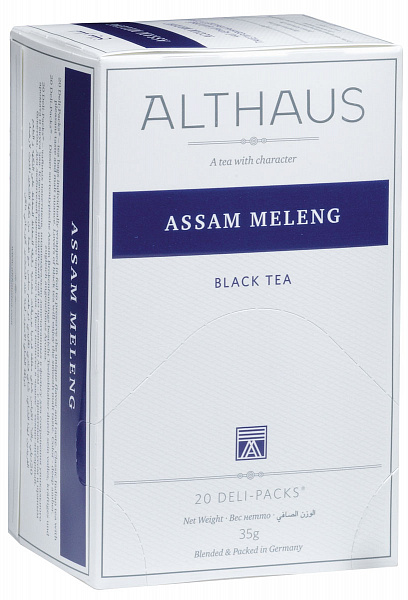 Пакетированный чай для чашек Deli Рack Althaus Assam Meleng 20х1.75 гр фото в онлайн-магазине Kofe-Da.ru