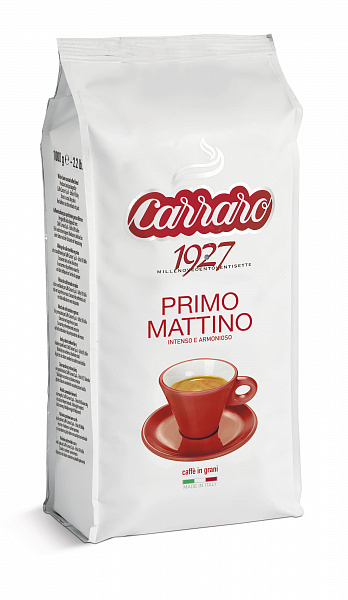 Кофе в зернах Carraro caffe Primo Mattino, 1кг фото в онлайн-магазине Kofe-Da.ru