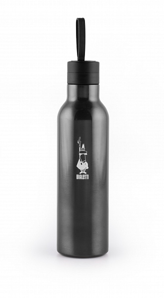 Термобутылка темно-серая Bialetti 750 мл фото в онлайн-магазине Kofe-Da.ru
