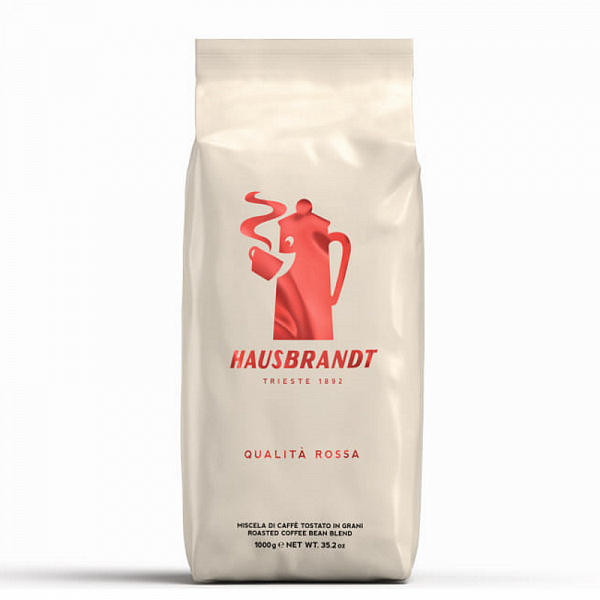 Hausbrandt Rossa (Хаусбрандт Росса), кофе в зернах 1 кг фото в онлайн-магазине Kofe-Da.ru