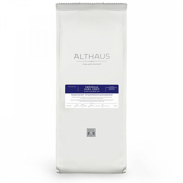 Чай черный листовой ароматизированный Althaus Imperial Earl Grey 250 гр фото в онлайн-магазине Kofe-Da.ru
