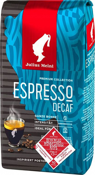 Кофе в зернах Julius Meinl Espresso Decaf Premium collection, 250 г фото в онлайн-магазине Kofe-Da.ru