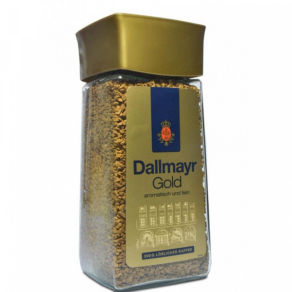 Кофе растворимый Dallmayr Gold 200 г фото в онлайн-магазине Kofe-Da.ru
