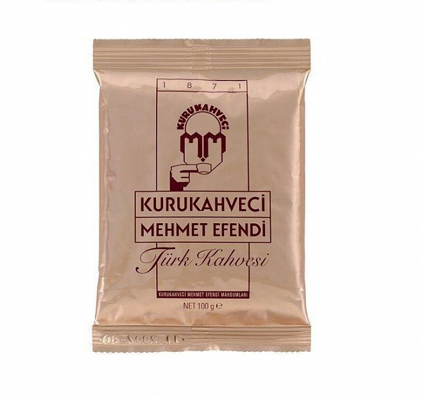 Кофе молотый Kurukahveci Mehmet Efendi 100 гр. фото в онлайн-магазине Kofe-Da.ru