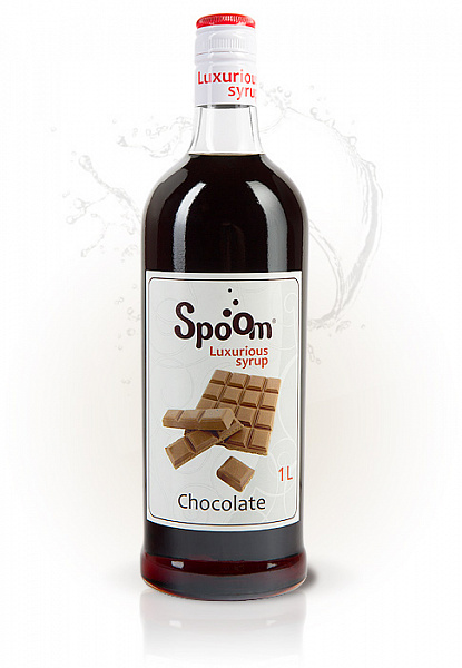 Сироп SPOOM Шоколад, Спум 1 л. фото в интернет-магазине Kofe-Da.ru