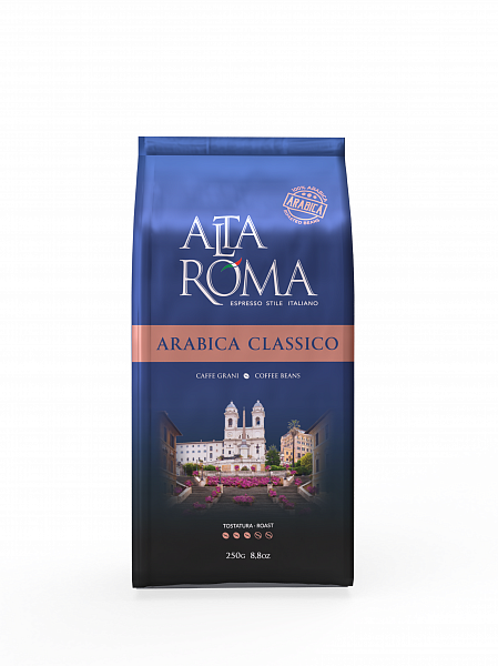 Кофе в зернах Alta Roma Arabica Classico фото в онлайн-магазине Kofe-Da.ru