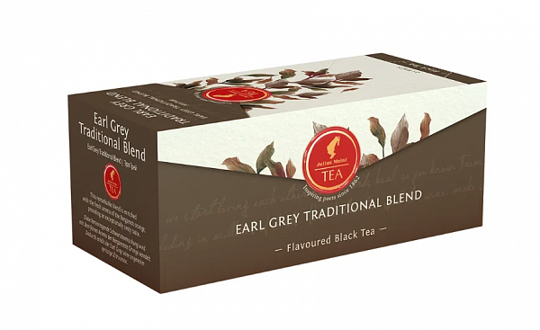 Чай черный пакетированный Julius Meinl "Эрл Грей", 25 пак. фото в онлайн-магазине Kofe-Da.ru