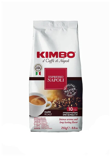 Кофе в зернах Kimbo Espresso Napoletano, 1 кг фото в онлайн-магазине Kofe-Da.ru