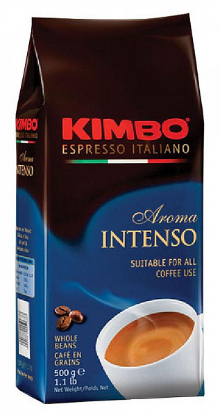 Кофе в зернах Kimbo Aroma Intenso, 0.5 кг фото в онлайн-магазине Kofe-Da.ru