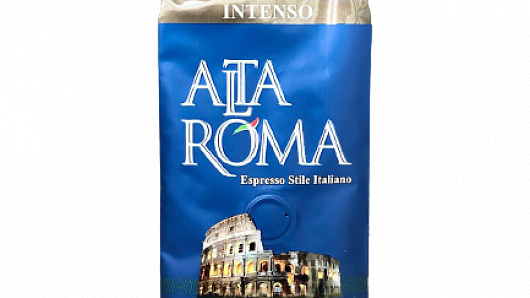 Intenso roma. Alta ROMA логотип. Alta ROMA intenso 1 кг. Intenso Milano кофе молотый.