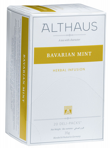Пакетированный чай для чашек Deli Рack Althaus Bavarian Mint 20х1.75 гр фото в онлайн-магазине Kofe-Da.ru