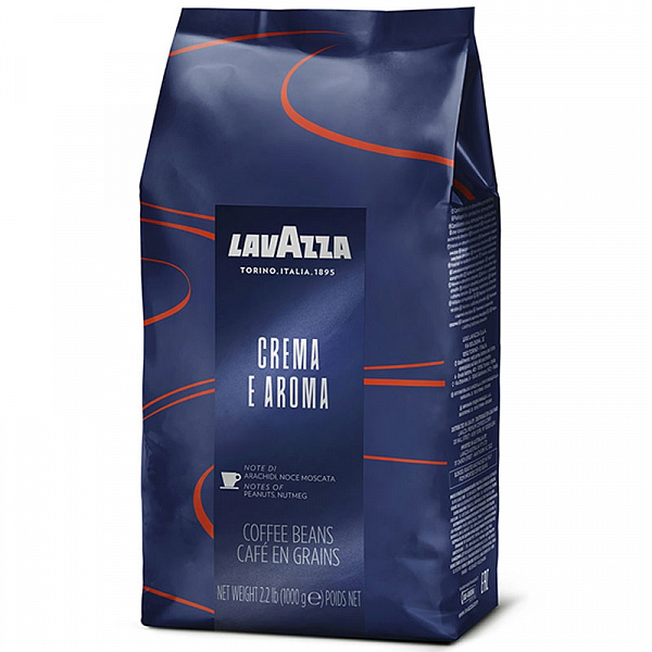 Кофе в зернах Lavazza Crema e Aroma Espresso 1кг фото в онлайн-магазине Kofe-Da.ru