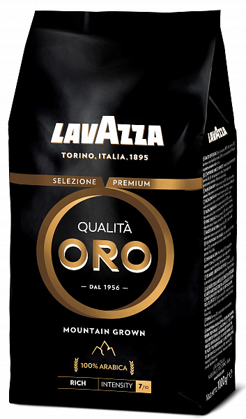 Кофе в зернах Lavazza Qualita Oro Mountain Grown 1кг фото в онлайн-магазине Kofe-Da.ru