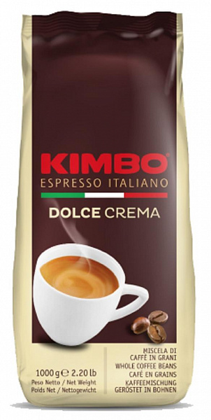 Кофе в зернах Kimbo Dolce Crema, 1 кг фото в онлайн-магазине Kofe-Da.ru