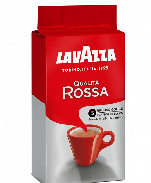 Кофе молотый Lavazza Rossa 250 г фото в онлайн-магазине Kofe-Da.ru