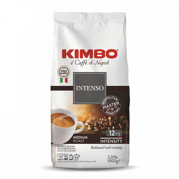 Кофе в зернах Kimbo Aroma Intenso, 1 кг фото в онлайн-магазине Kofe-Da.ru