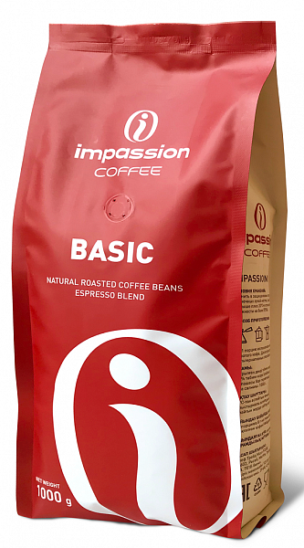 Кофе в зернах Impassion Basic, 1кг фото в онлайн-магазине Kofe-Da.ru