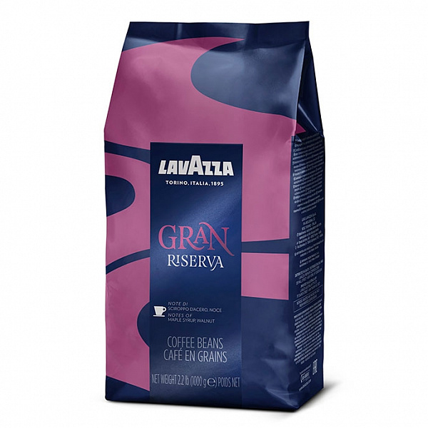 Кофе в зернах Lavazza Gran Riserva 1 кг, Лавацца фото в онлайн-магазине Kofe-Da.ru