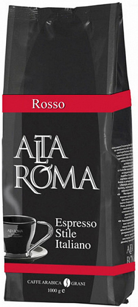Кофе в зернах Alta Roma Rosso 1кг, Альта Рома Россо (Blend №8) фото в онлайн-магазине Kofe-Da.ru