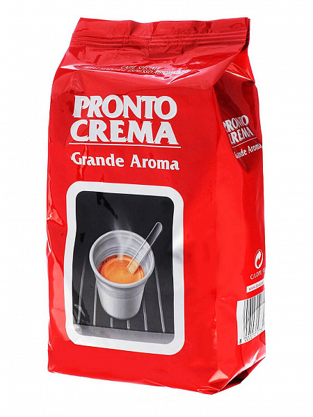 Кофе в зернах Lavazza Pronto Crema Grande Aroma, 1кг фото в онлайн-магазине Kofe-Da.ru