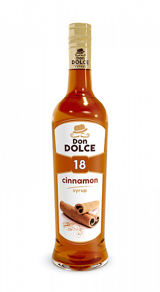 Сироп Don Dolce Cinnamon 0,7 л, Дон Дольче Корица фото в интернет-магазине Kofe-Da.ru