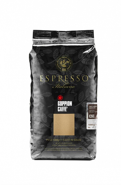 Кофе в зернах Goppion "Espresso italiano CSC", 1кг фото в онлайн-магазине Kofe-Da.ru