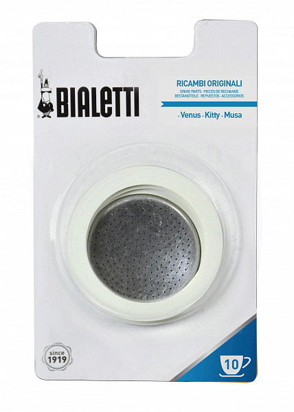 Фильтр для стальной гейзерной кофеварки Bialetti 0800403 10 порций фото в онлайн-магазине Kofe-Da.ru
