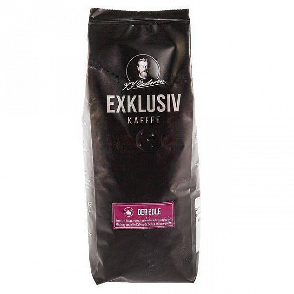 Кофе в зёрнах Exklusivkaffee der Edle 250 г фото в онлайн-магазине Kofe-Da.ru