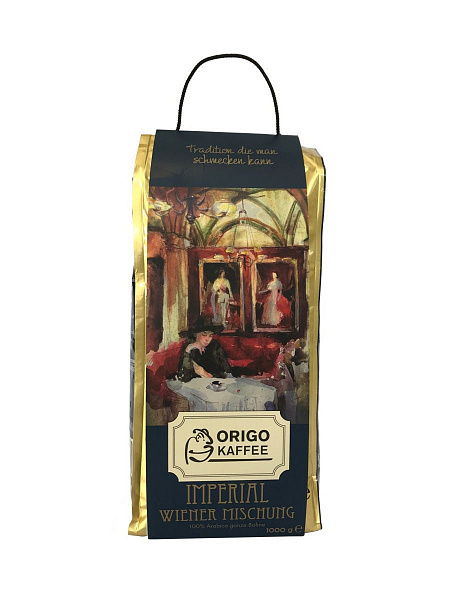 Кофе в зернах ORIGO Imperial Wiener Mischung 1 кг  фото в онлайн-магазине Kofe-Da.ru